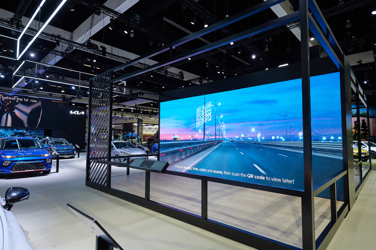 2021 LA Auto Show. Photograph by Matt Petit Kia Color & Trim