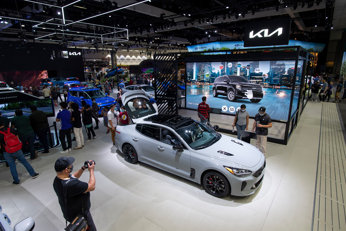 2021 LA Auto Show. Photograph by Matt Petit Kia Color & Trim
