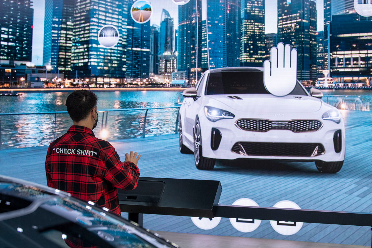 2021 LA Auto Show. Photograph by Matt Petit Kia Color and Trim