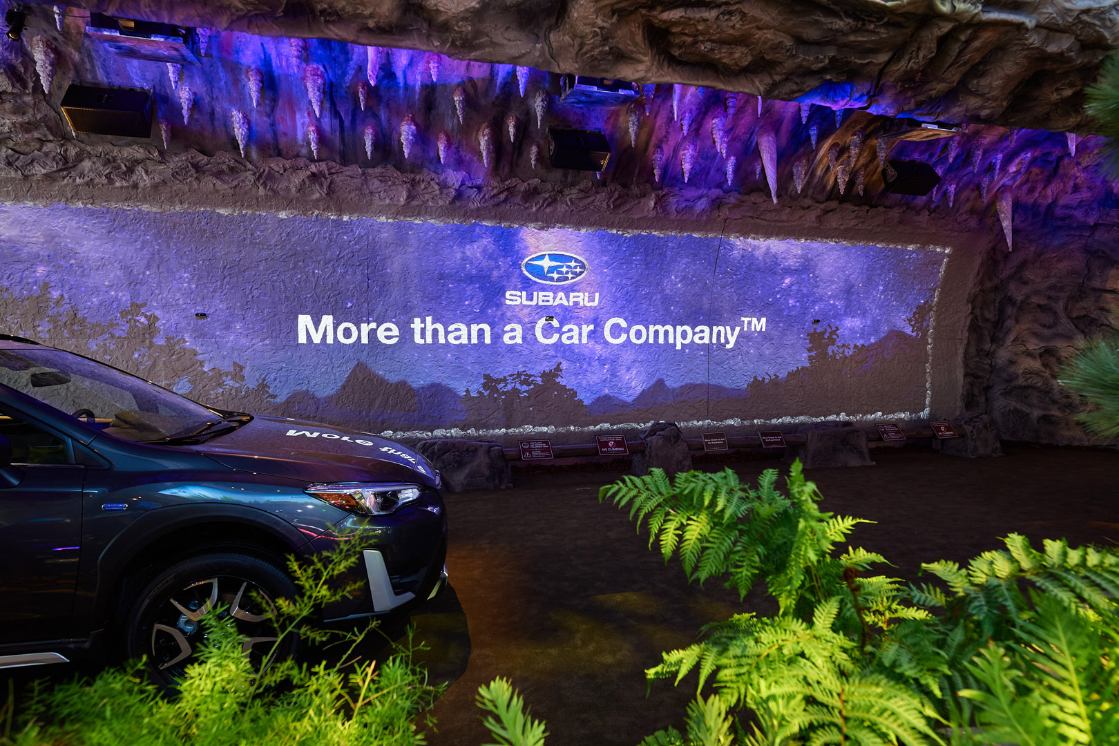 2021 LA Auto Show. Photograph by Matt Petit Subaru Immersive Cave Experience