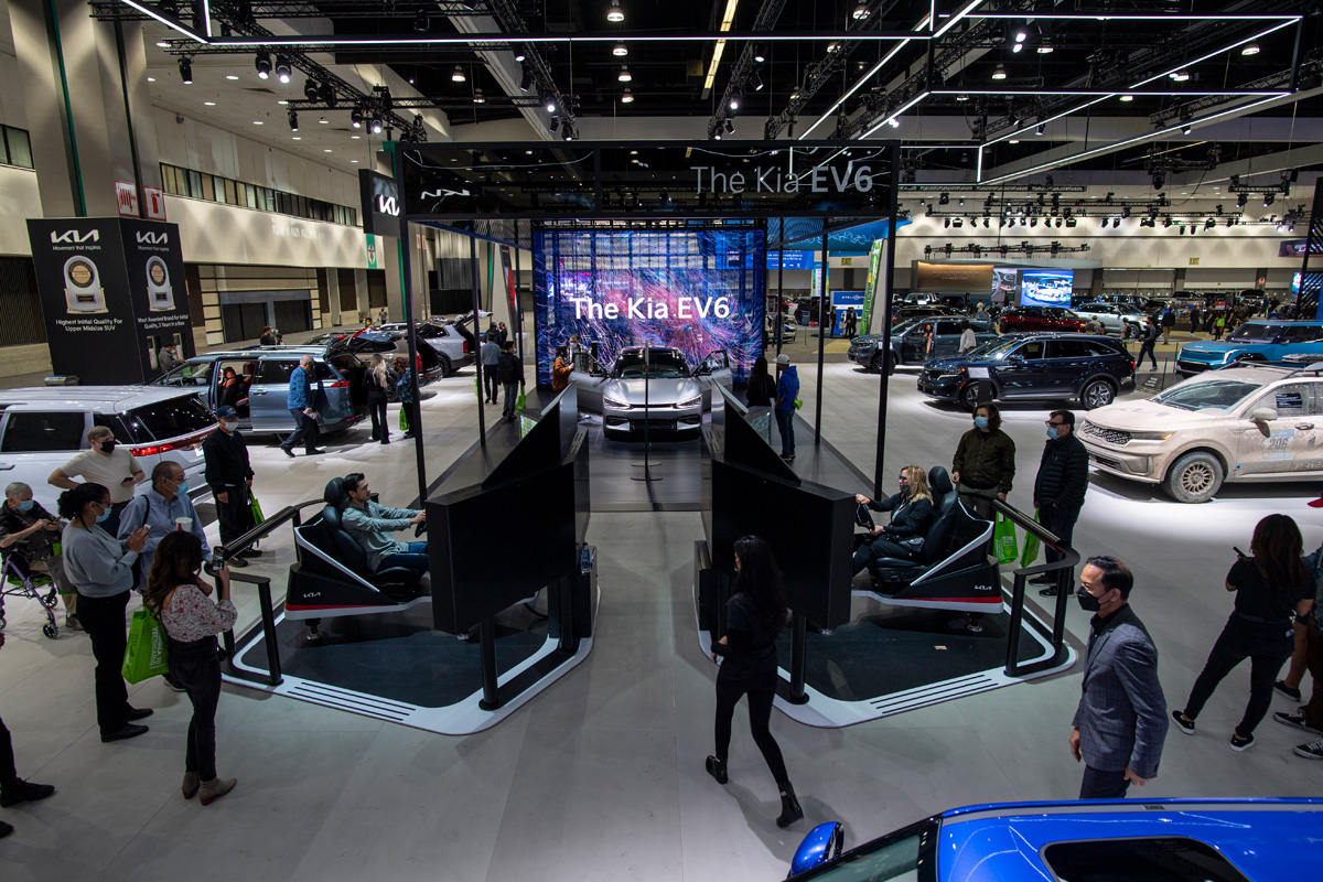 2021 LA Auto Show. Photograph by Matt Petit