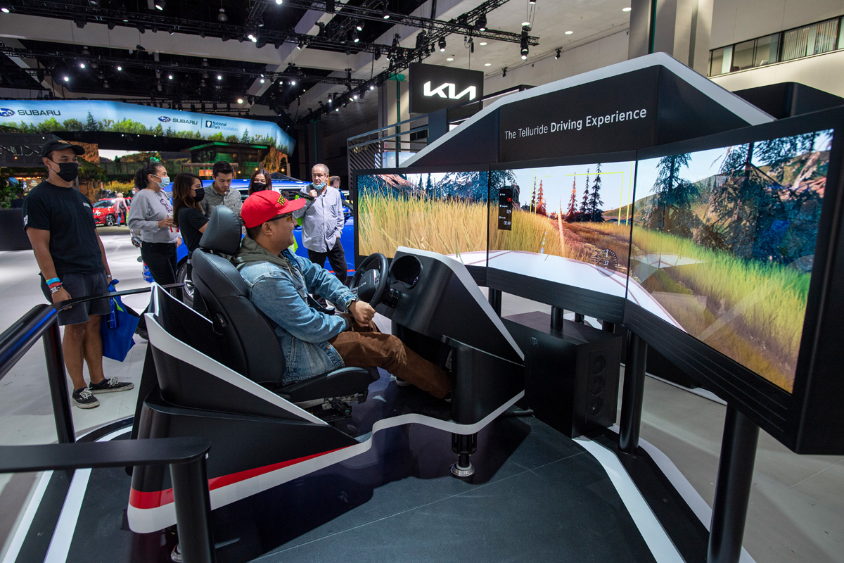 2021 LA Auto Show. Photograph by Matt Petit