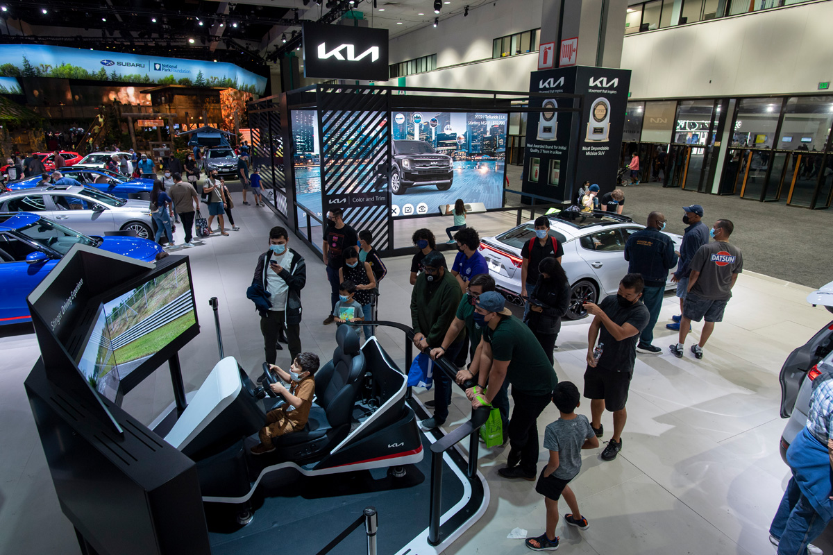 2021 LA Auto Show. Photograph by Matt Petit